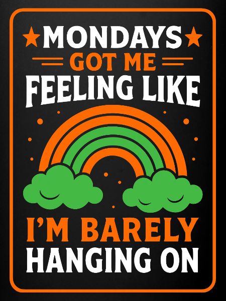 Monday Rainbow Graphic