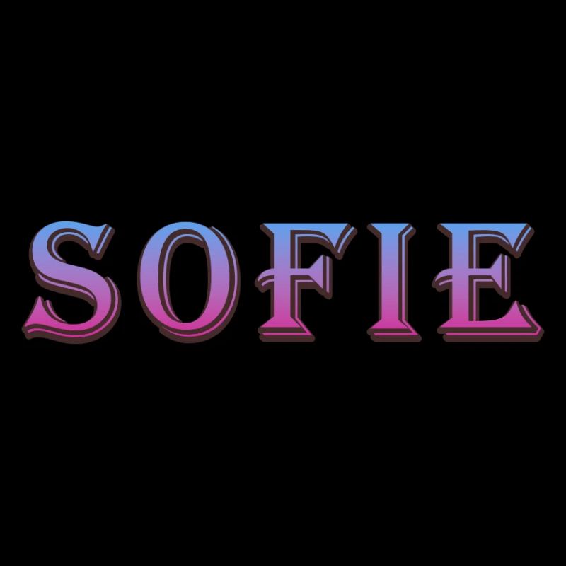 Farbenfroher 3D-Text mit Glitzereffekt