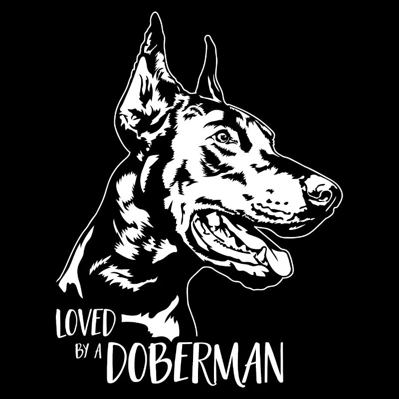 Aimé par un chien Doberman disant Doberman Wilsigns