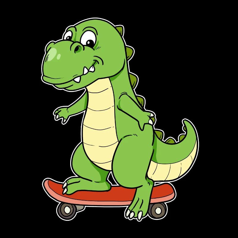 Dino Dinosaur Skateboard Planche À Roulettes T-Rex