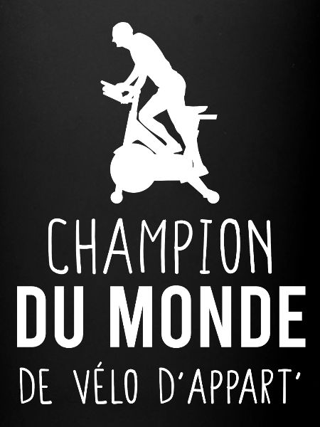 Vélo d'appartement cadeau humour velo d'appart