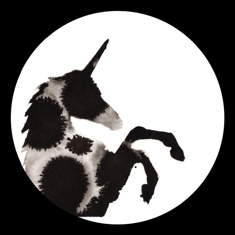 Einhorn aquarelliert