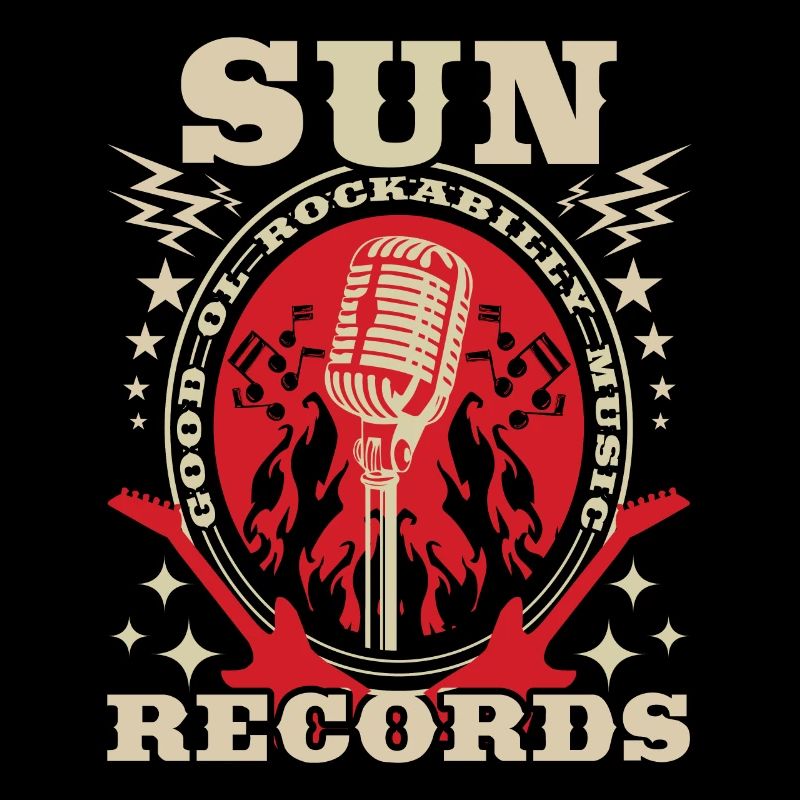 Rockabilly Records Rock Music Gitarre Geschenk