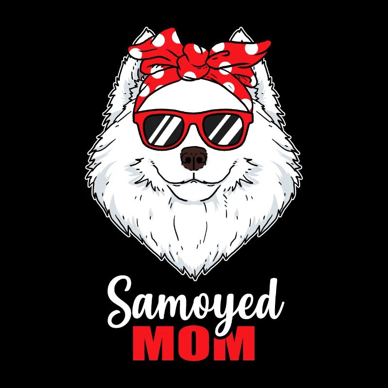 Cool Samoyed Dog Mom Dog Lover Pet Gift
