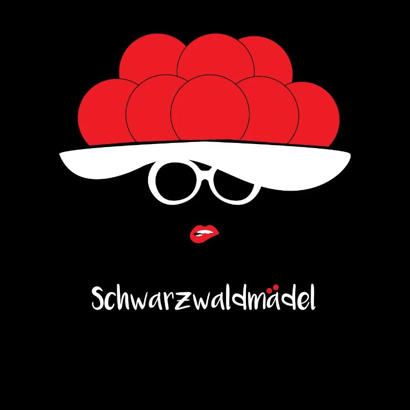 Schwarzwaldmädel Schwarzwald Bollenhut Geschenk