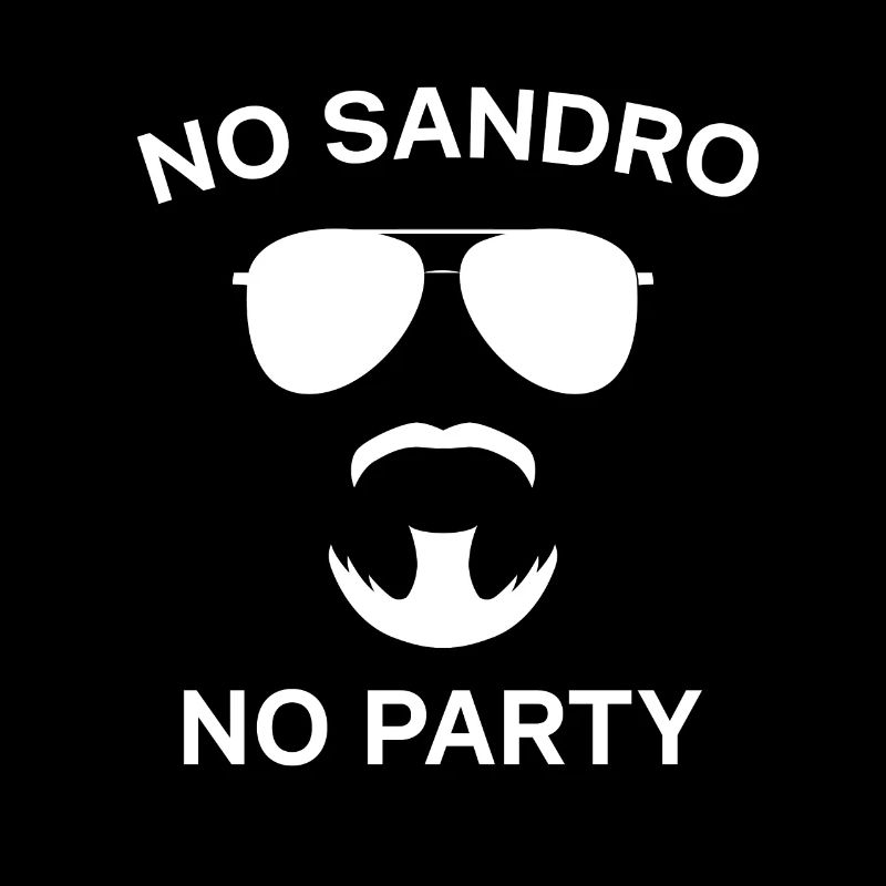 Herren No Sandro No Party Oberteil Mallorca Lustig