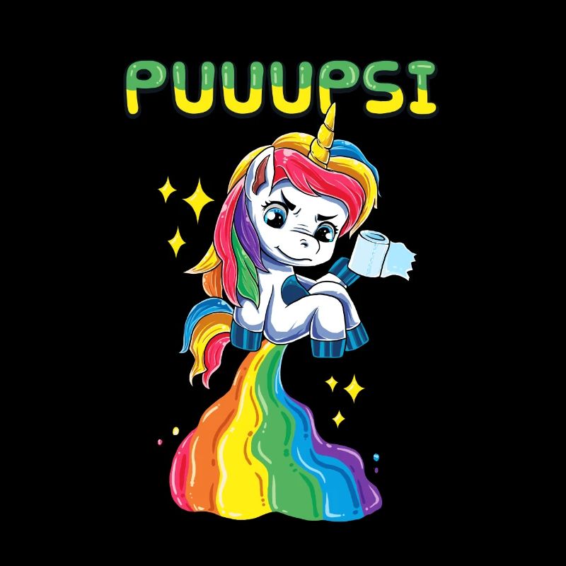 Furzendes Einhorn Pupsi Regenbogen
