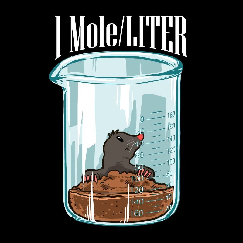 Chemistry Science Cute One Mole Per Liter
