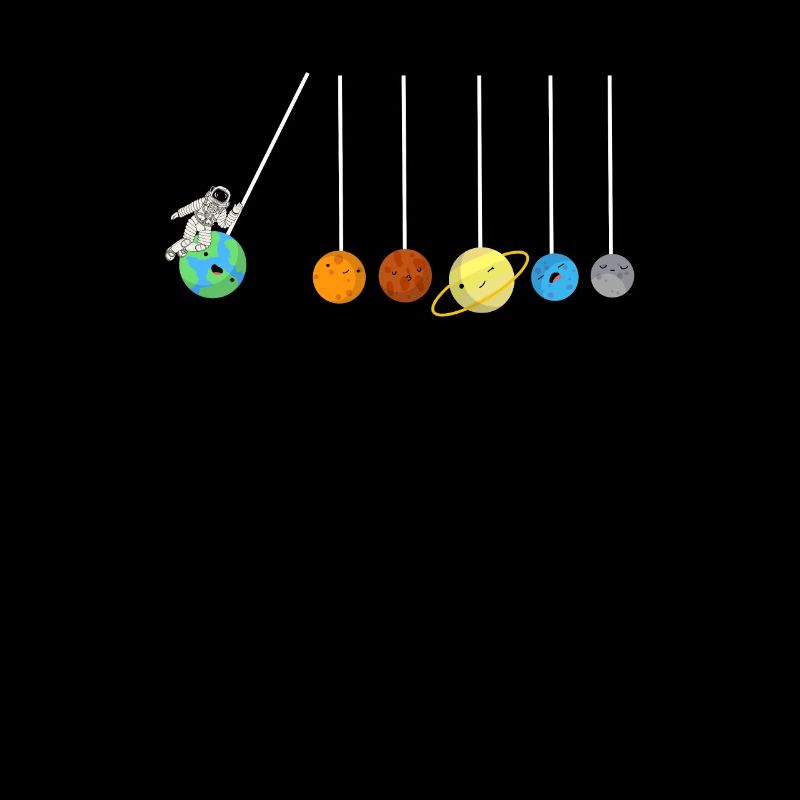 Sonnensystem Lollipop Planet Astronaut