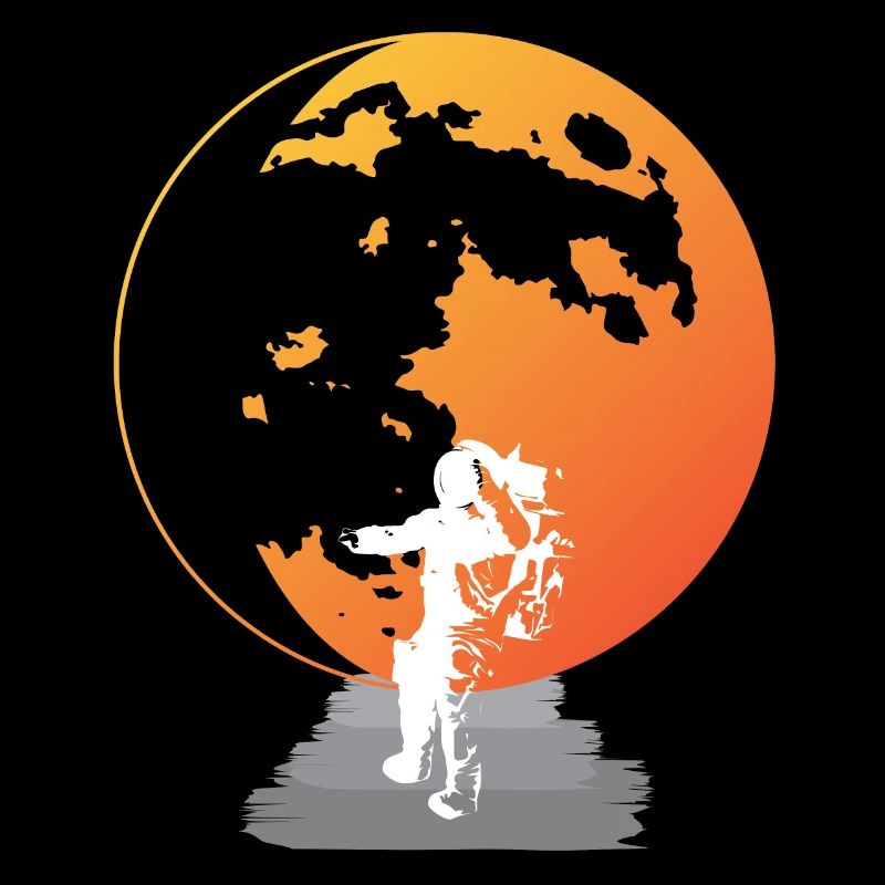 Sonnensystem Astronaut Planet Erde