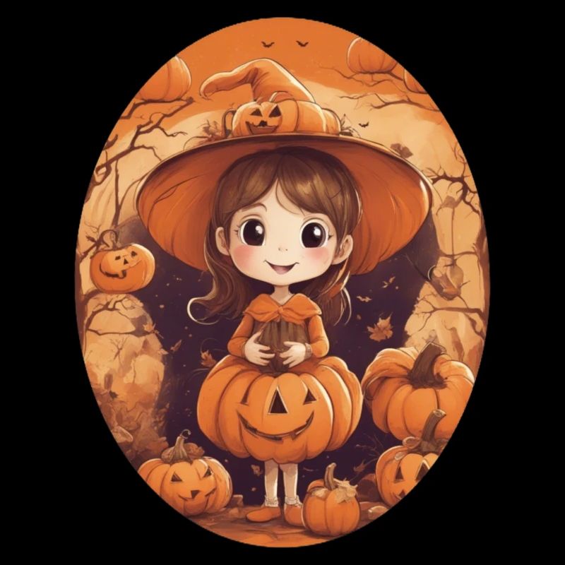 Sorcière d’Halloween mignonne