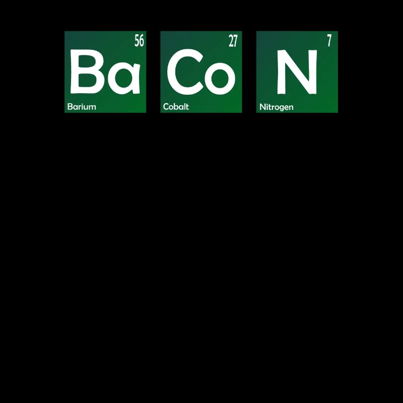Elements of Bacon Element Chemie Periodensystem