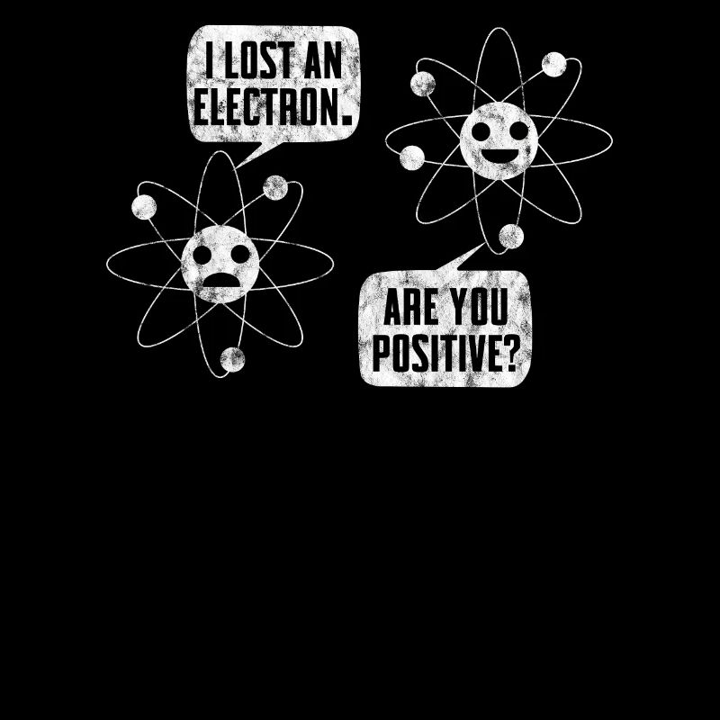 Science Atom Electron Positive Chimie Cadeau