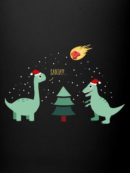 Christmas dinosaur