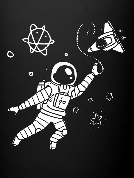 Astronaute de l'espace cool