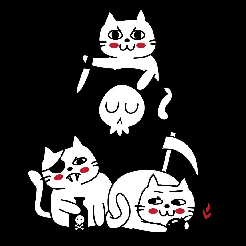 katze halloween geschenk