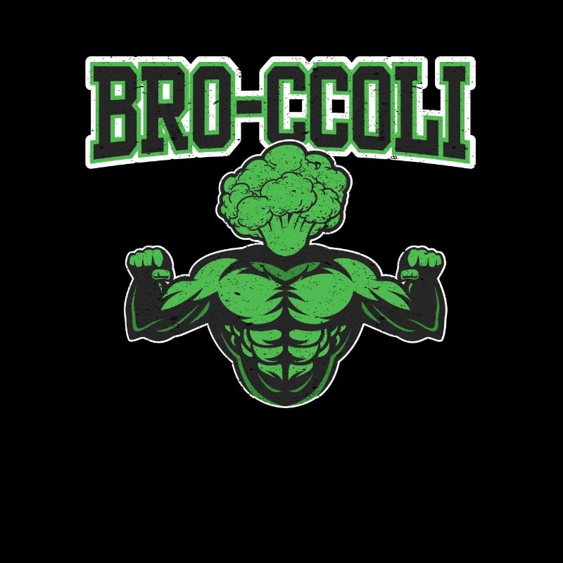 BroCcoli Muscles Vegetarian Gym Broccoli Workout