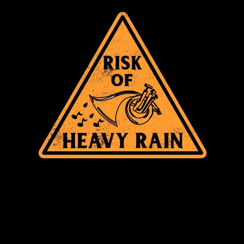 Orchestre à instruments risque de pluie lourde en cor français