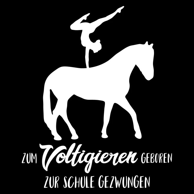 Vaulting equestrian acrobatics riding school