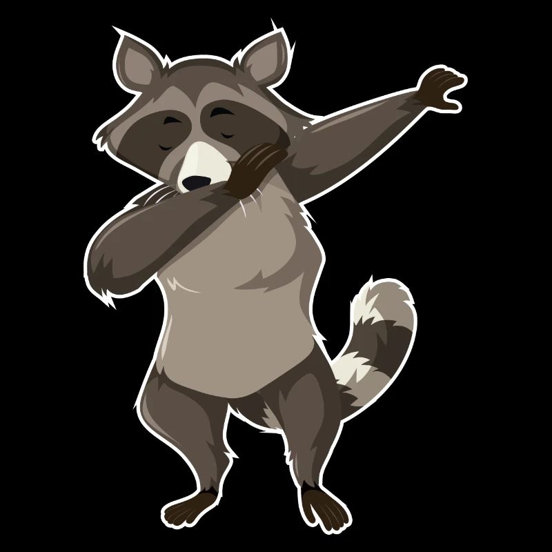 Dabbender raton laveur