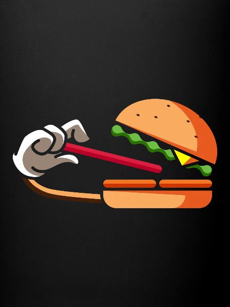 Hungry hamburger