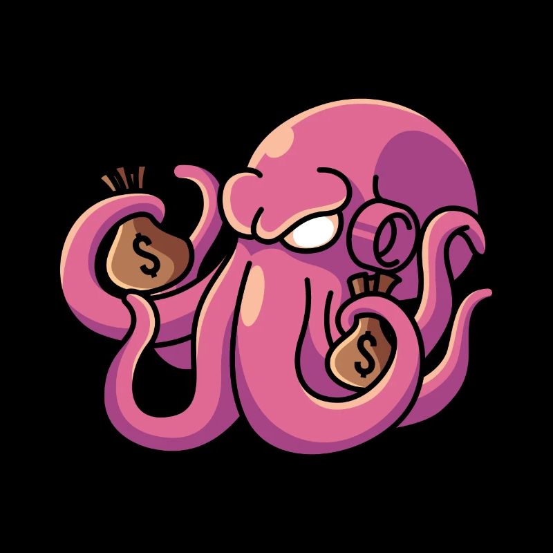 Argent de pieuvre, pieuvre de richesse pieuvre richesse