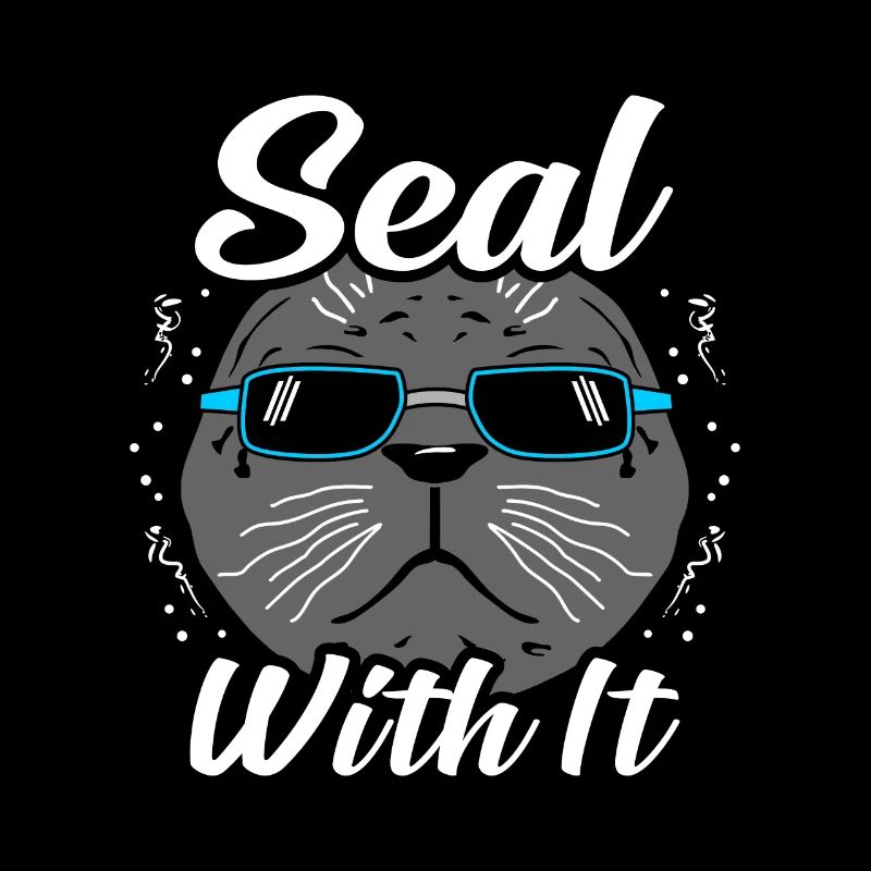 Robben Robbe Wasser Meer Süß Geschenk