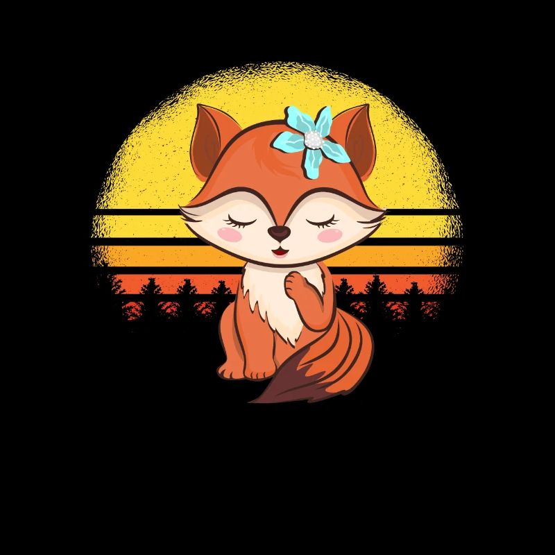 Enfants de renard doux