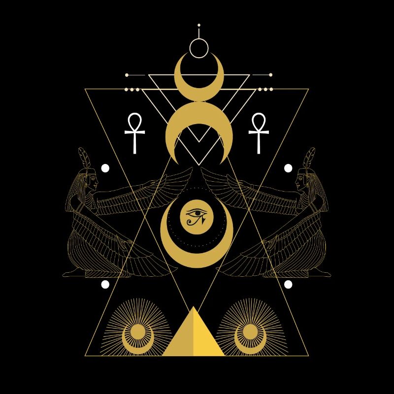 L’oeil égyptien de Ra pyramide d’Egypte