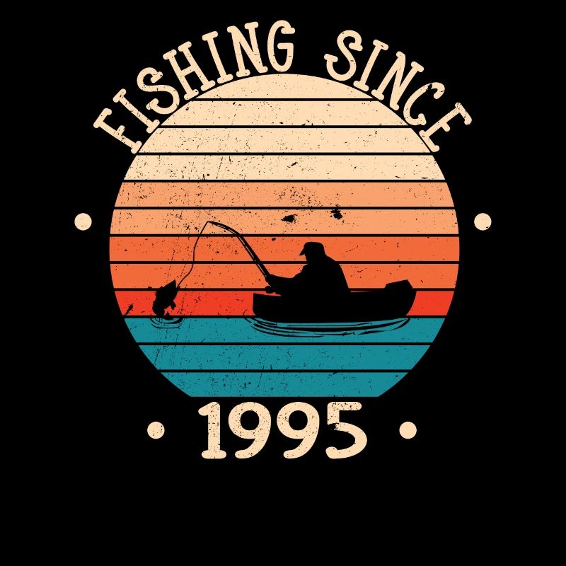 Fischer Angler geboren 1995 Geburtstagsgeschenk