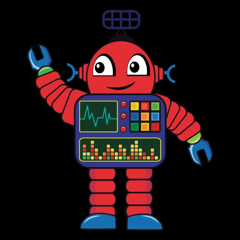 Small red robot