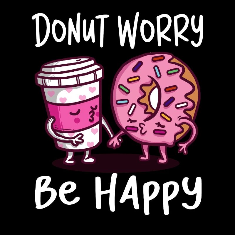 Donut Coffee Funny Gift Friends