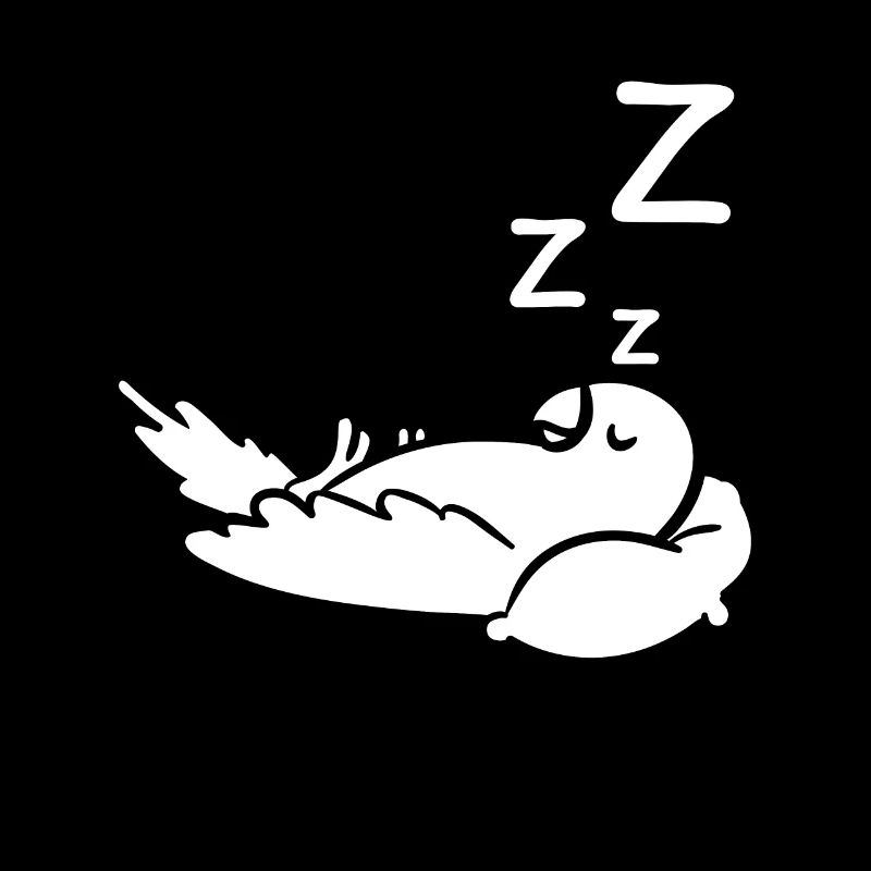 Sleeping Parrot Pillow