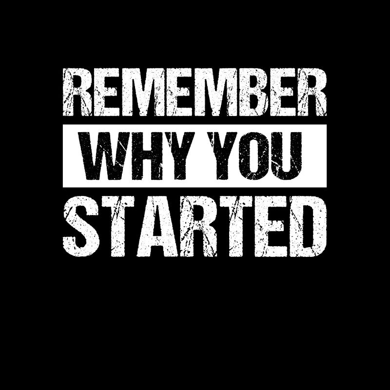 remember why you started Sport Motivation Training