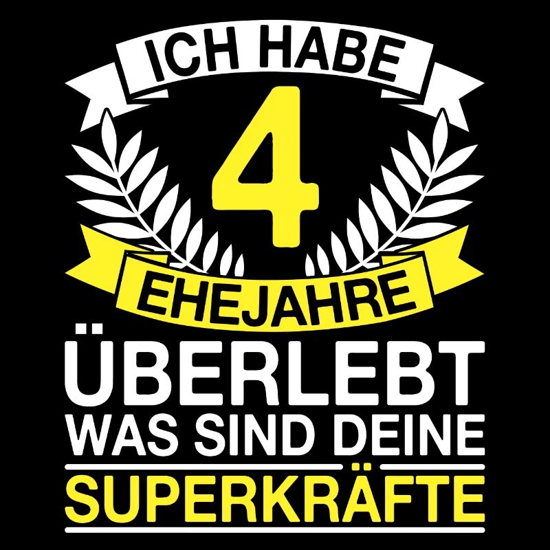 4 Ehejahre Überlebt 4 Hochzeitstag Geschenk