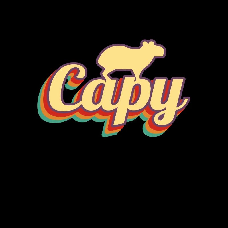 Capybara Rétro Capibara