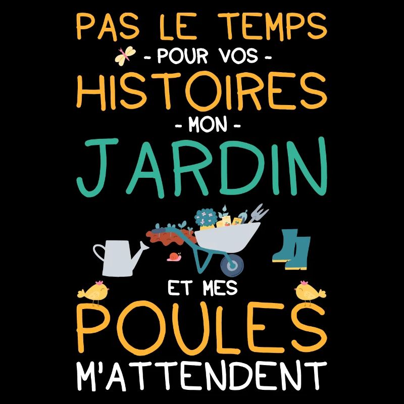 Jardin Poule Humour