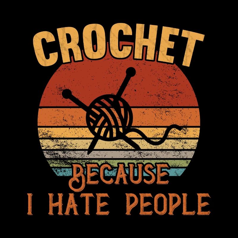 Crochet - Because i hate People / Häkeln