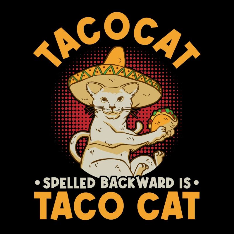 Funny Cute Taco Cat Spelled Backwards