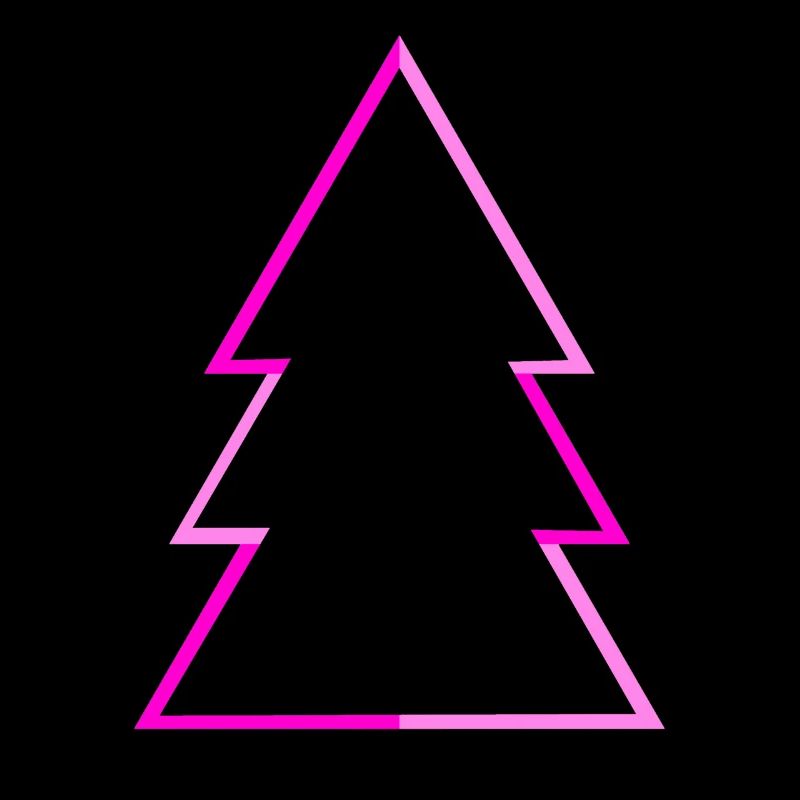 Arbre de Noël rose Minimalisme Arbre de Noël