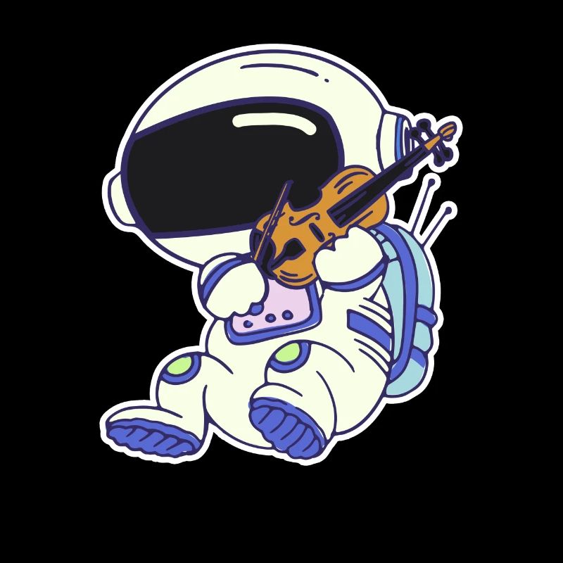 Astronomer Playing Violin