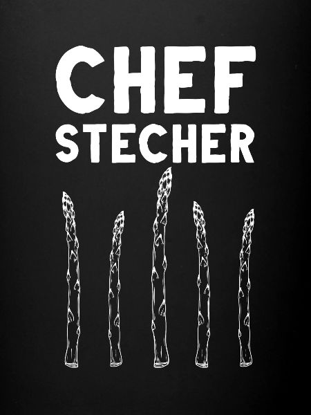 Chefstecher Spargelstecher Spargelernte Bauer