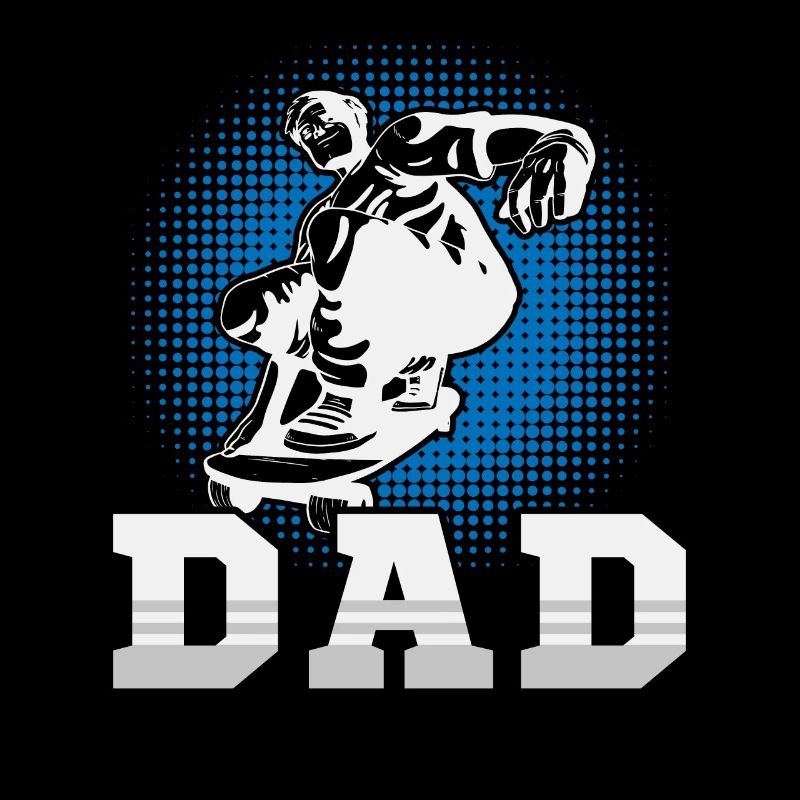Retro Skateboard Dad