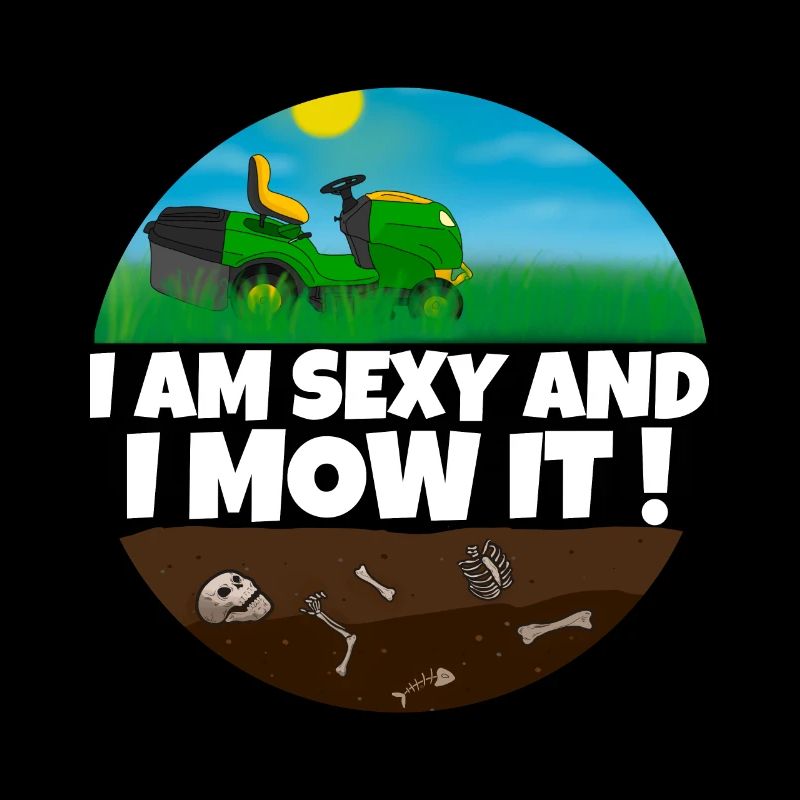 Gärtner Rasenmäher Spruch Männer Garten Geschenk