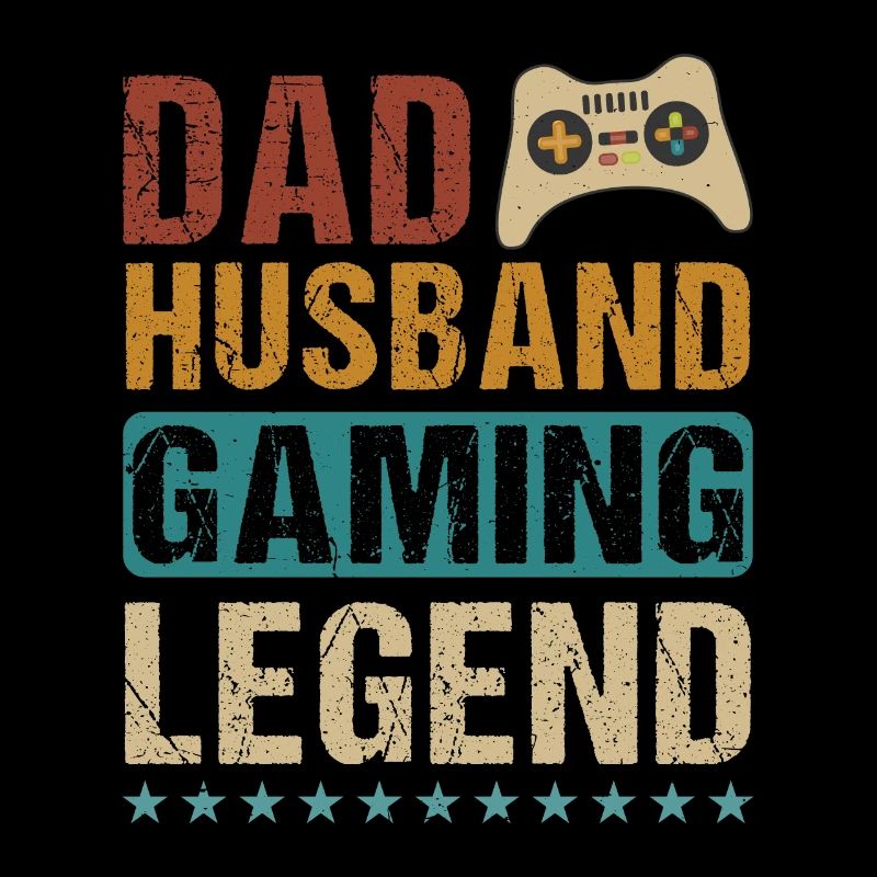 Dad Husband Gaming Legend