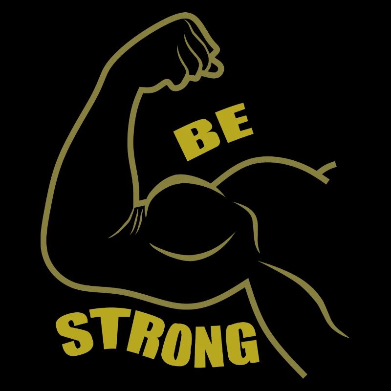 Be Strong, Flexing Biceps