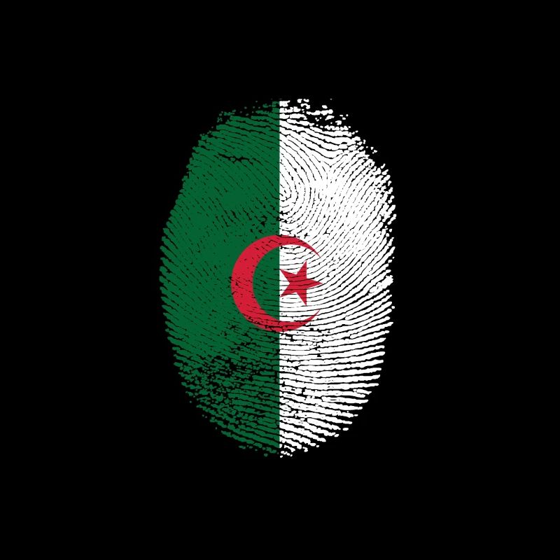 Algérie Drapeau ADN Pays