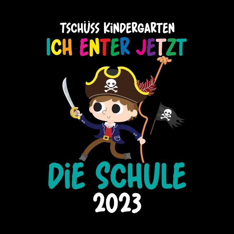 Einschulung Schule Pirat Schulanfang Geschenk