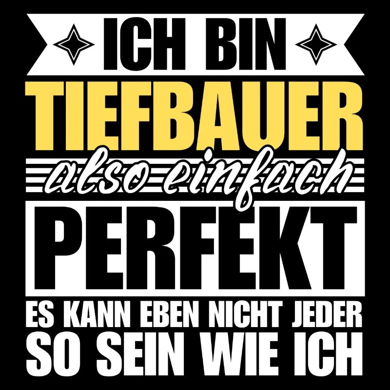 Perfekter Tiefbauer