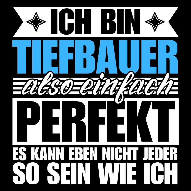 Perfekter Tiefbauer